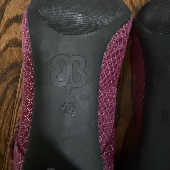 Betabrand Mile Marker Mary Jane Heels Womens 9.5 Pink Textured Fabric Cushioned - Picture 6 of 6